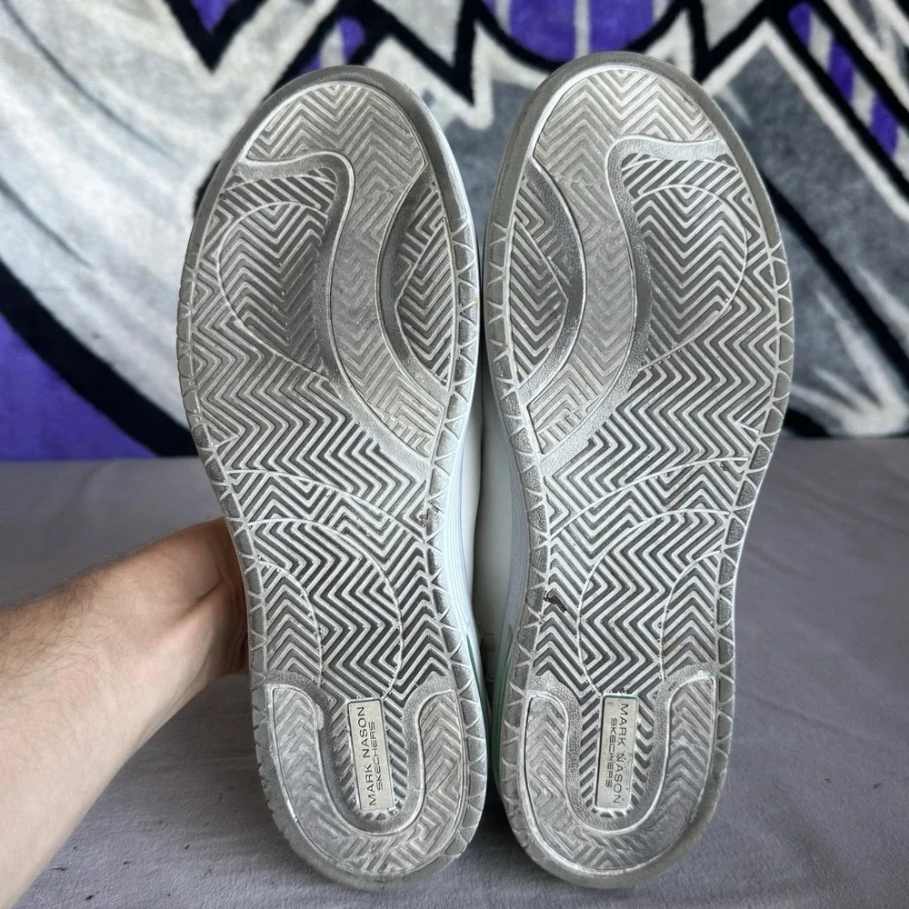 Size 10 - Skechers Mark Nason Sup-Air-Tavern Men's Slip On White Shoes